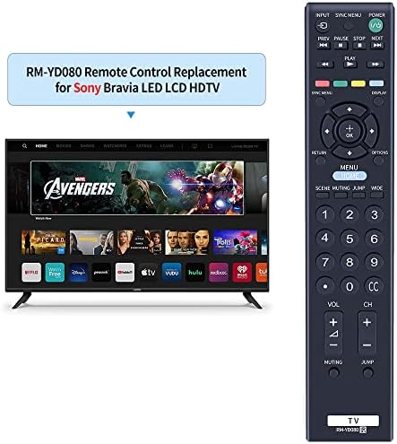 RM-YD080 RMYD080 Yedek Uzaktan Kumanda için Uyumlu Sony Bravıa LED LCD HDTV KDL-22EX350 KDL-32EX340 KDL-40BX450 KDL-40BX451