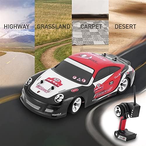 QIYHBVR 1:28 4WD Mini rc yarış arabası, 2.4 Ghz Yüksek Hızlı Uzaktan Kumanda Araba, 30 km/saat Hızlı Sürüklenen Spor Araba