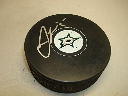 Jamie Oleksiak İmzalı Dallas Yıldızları Hokey Diski İmzalı 1B İmzalı NHL Diskleri
