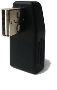 FASEN USB 2.0 Erkek Kadın Uzatma Adaptörü Sol veya Sağ Açılı 90 Derece