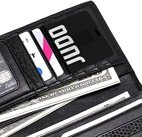 Judo Tasarım Kredi Banka Kartı USB bellek Sürücüler Taşınabilir Memory Stick Anahtar Depolama Sürücüsü 32G