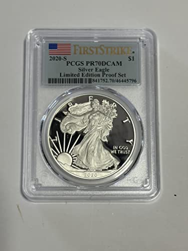 2020 S Amerikan Gümüş Kartal Kanıtı $1 PCGS PR-70