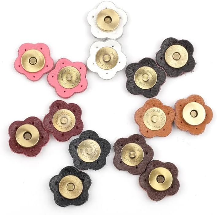 ZSEDP Çanta Düğmeleri Hakiki Deri Bronz Kadınlar için El Yapımı DIY Çanta Raptiye Aksesuarları (Renk : C, Boyut : 2.5 * 2.5