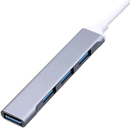 Skyeen Tip-C Erkek USB Dişi Adaptör, USB2. 0 / USB3.0 Portlu 4'ü 1 Arada Alüminyum Alaşımlı Hub