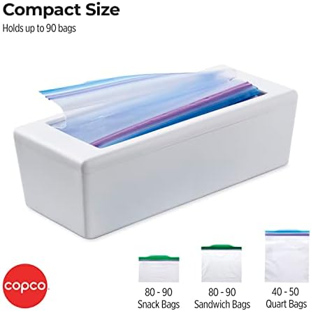 Copco Saklama Çantası Düzenleyici Küçük, 9,2 L x 3,9 G x 2,8 Y inç, beyaz