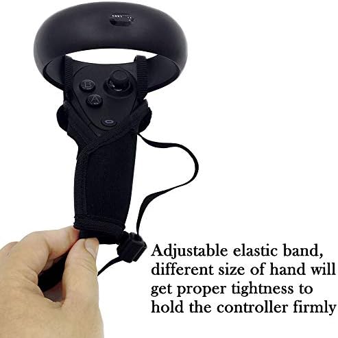 (1 Çift) orzero Denetleyici Kavrama Kayışı Kapağı için Uyumlu Görev VR, Rift S, yıkanabilir Koruyucu Kılıf VR oyun kulaklığı