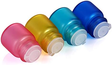 ELFENSTALL-Yeni 24 adet/grup Renkli Buzlu 1 ml 1/4 Dram uçucu yağ Cam Şişe Boş Parfüm Örnek Şişeler Küçük Şişeler için Parti
