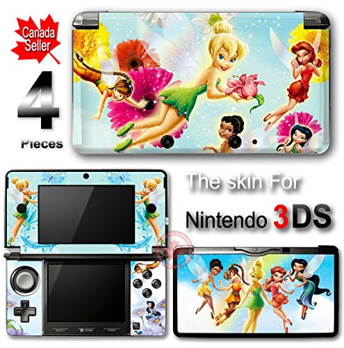 Nintendo 3DS için Tinkerbell CİLT vinil yapışkan çıkartma kapağı