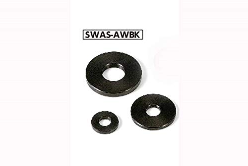 VXB Marka SWA'LAR-12-20-2-AWBK Paslanmaz Çelik Siyah Metal Rondelayı Ayarlayın-Japonya'da Üretilmiştir-Bir Paslanmaz Çelik
