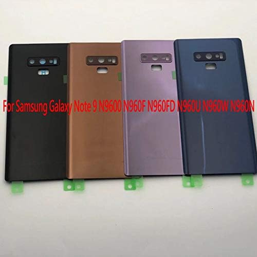 Lysee Cep Telefonu Muhafazaları ve Çerçeveleri -50 Adet Arka Pil Kapı samsung kılıfı Galaxy Not 9 N9600 SM-N960 N960F Arka