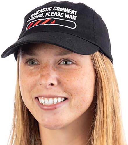 Ann Arbor Tişört A. Ş. Sarcastic Yorum Yükleme Lütfen Bekleyin Komik Sarcasm Mizah Erkekler Kadınlar için beyzbol şapkası