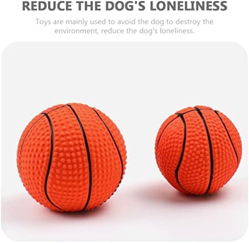 balacoo Yaratıcı Köpek Çiğnemek Oyuncak Top Klasik Kauçuk Basketbol Köpek Molar Gıcırtılı Oyuncak İnteraktif Ses Yavru Oyuncaklar