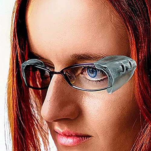 Sinirli 150 Gözlük Evrensel Çift Gözlük Kayma Kalkanları 1 Göz Kalkanı Yan Gözlük Gözlük Mavi Gözlük Çocuklar için (Yeşil,