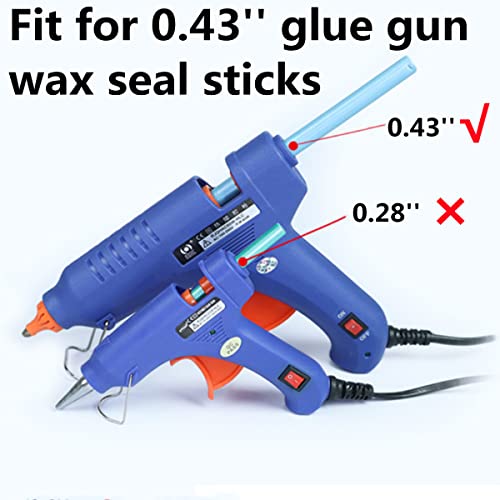 Wax Seal Sticks, ONWİSE 20 adet Tutkal Tabancası Wax Sealing Sticks Suit için 0.43 Tutkal Tabancası, Wax Seal Damga için