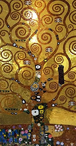 Hayat Ağacı / Çarpıcı Mozaikler Sanat Eseri | Mozaik Laboratuvarı tarafından Mozaik Karo Sanat eseri / Camlı El Yapımı /